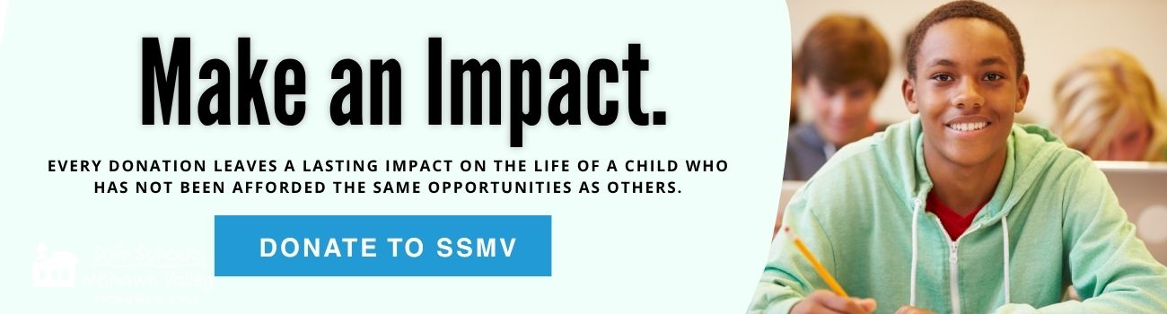 "Make an Impact" banner with a call-to-action button reading "Donate to SSMV."