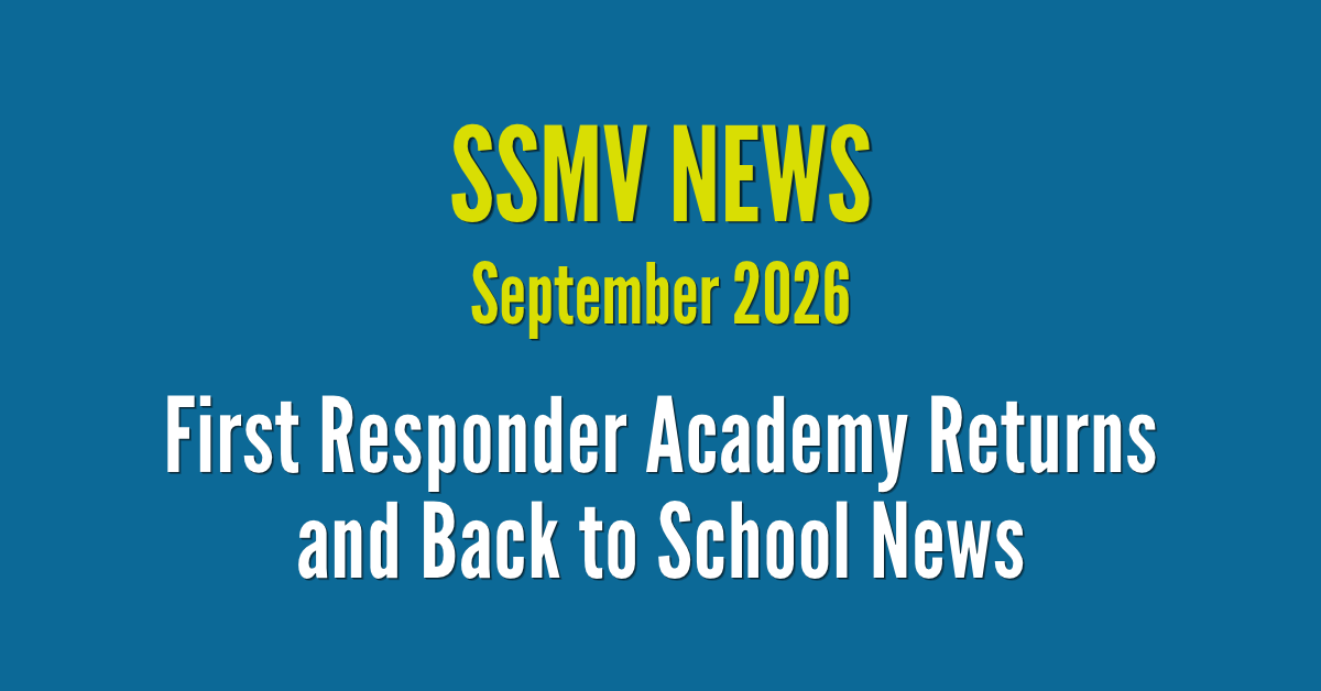 Safe Schools Mohawk Valley (SSMV) News, September 2026: back to school news and First Responder Academy highlights